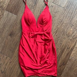 Hello Molly- Red cocktail dress